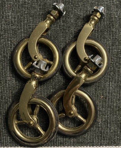 Set vintage brass - of, &