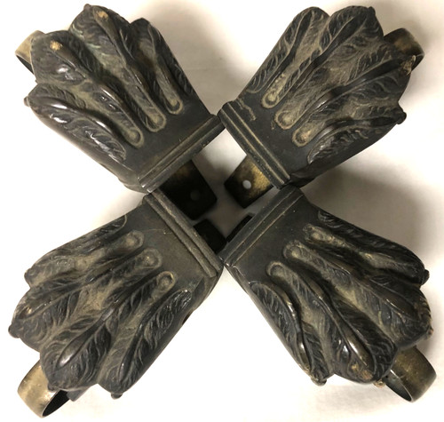 Vintage solid brass claw - brass,