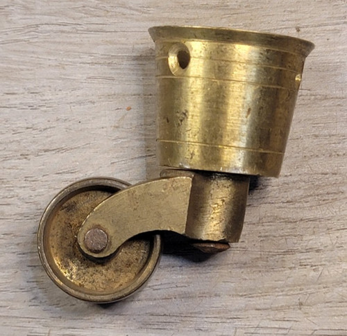 Antique cup caster brass - antique,