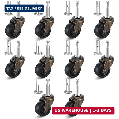 Set stem caster wheels - 10,